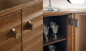 ELETTRA - Wooden sideboard with doors by OPERA CONTEMPORARY - view 3
